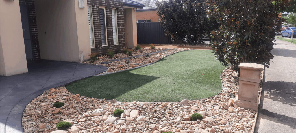 front of house landscaping